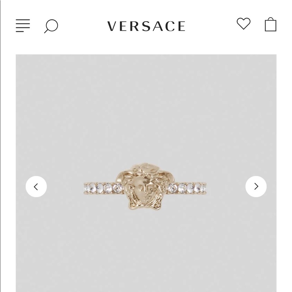 Versace Swarovski ring